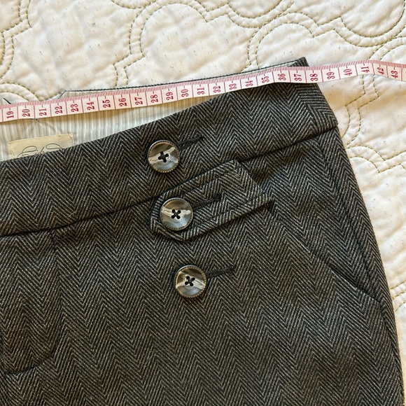 Anthropologie Cuffed Wide Leg Trousers size 2 - Picture 6 of 6